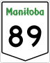 Provincial Trunk Highway 89 marker