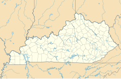 Map showing the location of Morehead, Kentucky