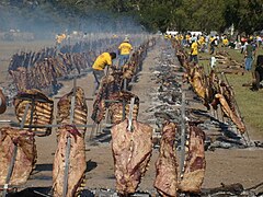 Asado en General Pico, Argentina, 2011