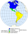 UN geoscheme for the Americas