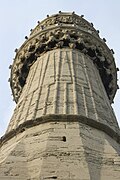 One of the minarets of the Blue Mosque.