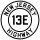 Route 13E marker