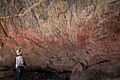 Image 15Ancient (but graffitied) Rock Art in Nsalu Cave, Kasanka National Park in North-Central Zambia. (from History of Zambia)