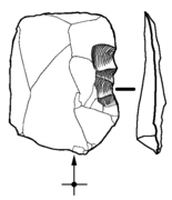 Retoque mesial derecho