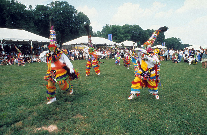 File:Gombey dancers from Bermuda2001.jpg