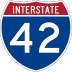 Future Interstate 42 marker