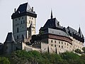 Karlštejn Castle in the Central Bohemian Region, founded in 1348 by Charles IV.