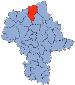 Location within the voivodeship