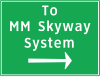 Expressway approach sign