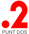 Último logo de Punt 2 antes de ser Nou 2.