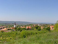 Panorama view of Titel, seen from Titel Hill