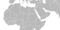 Blank map of the Middle East, can't be coloured through text editor