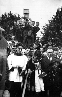 O'Flanagan's Funeral, Republican Plot, Glasnevin cemetery, 10 August 1942.