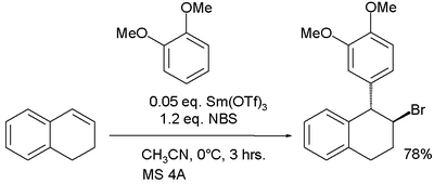 Friedel–Crafts alkylation by an alkene