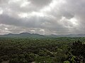 The view of the Texas Hill Country from Garner State Park.