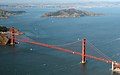 The famous Golden Gate Bridge in San Francisco