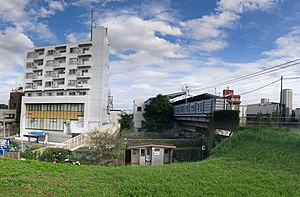 車站遠景（2018年9月）