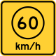 Speed advisory, metric