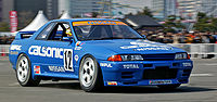 The CALSONIC R32 GT-R from the Group A series