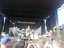 Walking Papers performing at Uproar Festival 2013