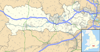 Mapa de localización de Berkshire