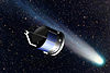 Artist's concept of Giotto spacecraft