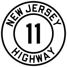 Cutout shield for Route 11