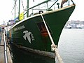 Rainbow Warrior in port at Genoa in 2007