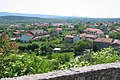 The newer part of the village located below the hill