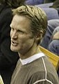 Steve Kerr is the current head coach of the Warriors since the 2014–15 season.