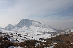 View of Tigranashen from the main north-south highway of Armenia