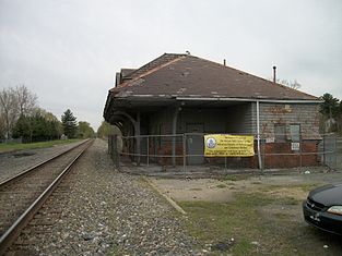 The former Baltimore and Ohio Railroad station in Aberdeen.