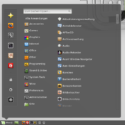 The Linux Mint Cinnamon Start menu