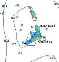 Map of Kenn Reefs