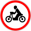 No entry for motorcycles