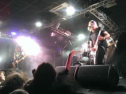 Toxic Holocaust performing in 2014