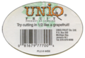 Uniq Fruit label