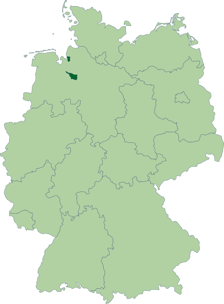 File:Deutschland Lage von Bremen.svg