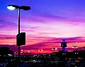 Guarulhos Airport at dusk