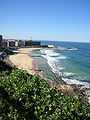 Looking towards the baths, from the Bogey Hole