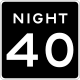 Night speed limit.