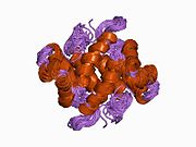 1cfp: S100B (S100BETA) NMR DATA WAS COLLECTED FROM A SAMPLE OF CALCIUM FREE PROTEIN AT PH 6.3 AND A TEMPERATURE OF 311 K AND 1.7-6.9 MM CONCENTRATION, 25 STRUCTURES