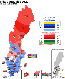 Elecciones generales de Suecia de 2022