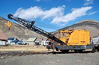 Maintenance crane in Silverton on October 25, 2012