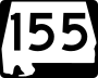 State Route 155 marker