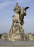 Monumental statue, tribute to Sadi Carnot by Raoul Verlet, in Angoulême, France.