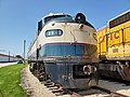 BN 3, an EMD E9AM, preserved and in operating condition at the museum