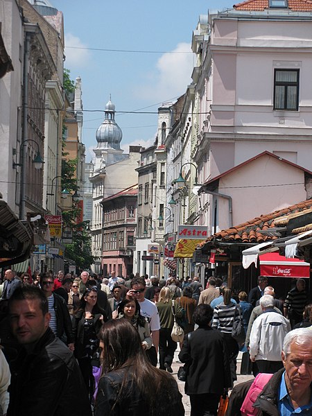 File:Busy Ferhadija street, Sarajevo.JPG