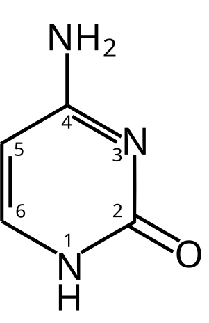 Archivo:Cytosine chemical structure.svg