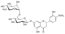 Hesperidin structure.svg